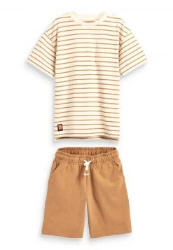 Next Kinder STRIPE SET - Jogginghose - Neutral Brown -Next Verkäufe 2022 b401235ced4c4265ab85892f2d5b2bf9