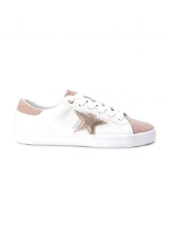 Next Damen FOREVER COMFORT STAR - Sneaker Low - White Rose Gold