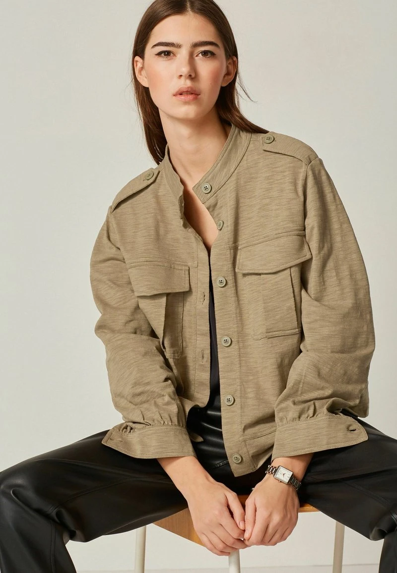 Next Damen SLUB UTILITY - Leichte Jacke - Khaki Green 4 Next Damen SLUB UTILITY - Leichte Jacke - Khaki Green – Bild 4