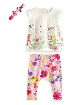 Next Kinder SET (0MTHS-3YRS) - Leggings - Hosen - Bright Pink Floral