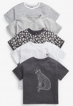 Next 5 PACK LEOPARD LONG SLEEVE - T-Shirt Print - Multi Coloured | Kinder