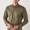 Next LONG SLEEVE OXFORD - Hemd - Green | Herren