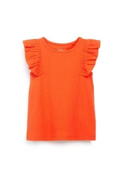 Next Kinder FRILL - T-Shirt Print - Orange -Next Verkäufe 2022 b54e2b2a850b4f0faeb2064b1e6e8176