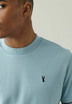 Next Herren STAG - T-Shirt Basic - Light Blue Tipped -Next Verkäufe 2022 b55f020b45a44bbf9d69f923ea95c058