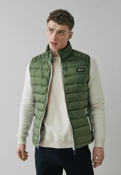 Next Herren SKY SHOWER RESISTANT - Weste - Khaki Green