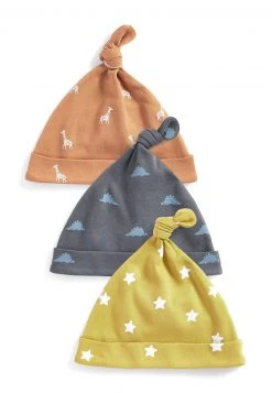 Next Kinder 3 PACK - Mütze - Orange