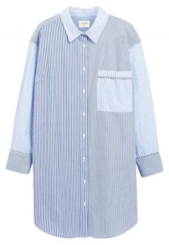 Next Damen Nachtwäsche Shirt - Blue White Stripe