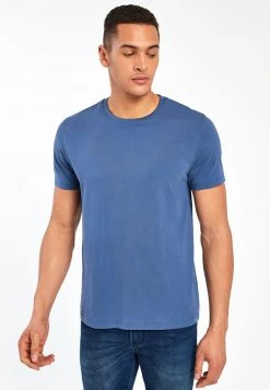 Next Herren T-Shirt Basic - Blue