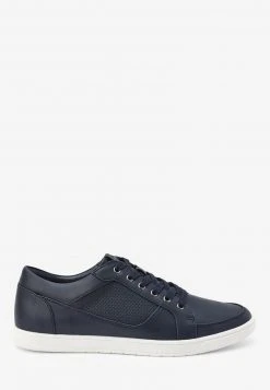Next TAN PERFORATED TRAINERS - Sneaker Low - Blue | Herren