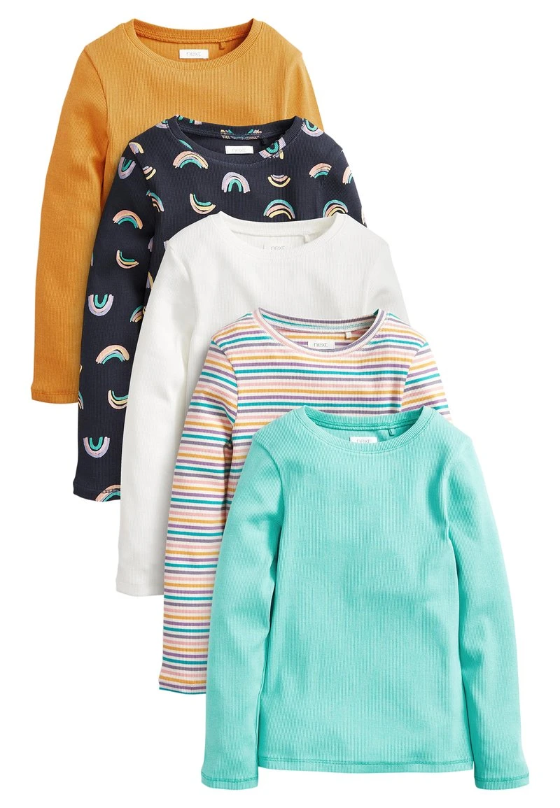 Next Kinder 5 PACK - Langarmshirt - White 1 Next Kinder 5 PACK - Langarmshirt - White