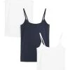 Next Damen 3 PACK - Top - White Dark Blue