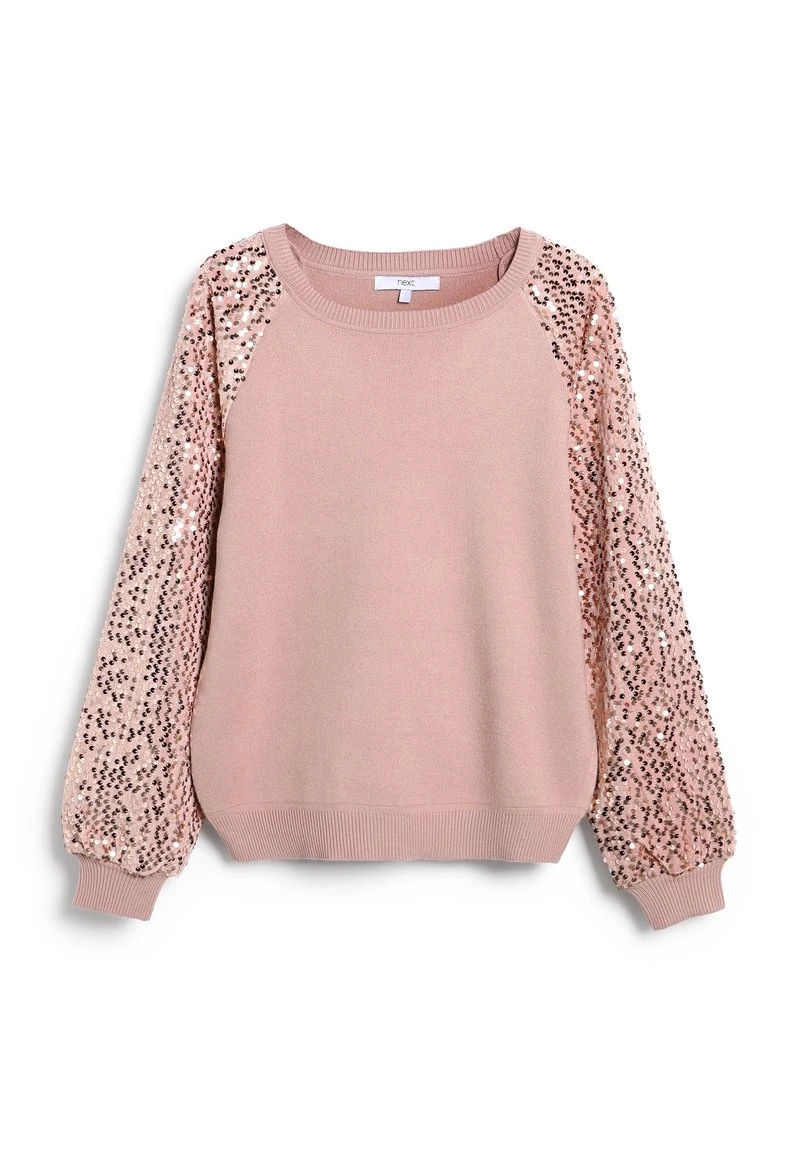 Next Damen SEQUIN - Strickpullover - Pink 3 Next Damen SEQUIN - Strickpullover - Pink – Bild 3