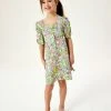 Next SHIRRED - Freizeitkleid - Green | Kinder