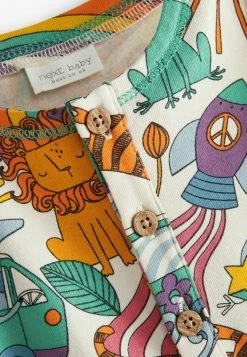 Next Kinder Jumpsuit - Bright Yellow Green Retro Print -Next Verkäufe 2022 b86d49a69fe44662b285c557649ffc5f