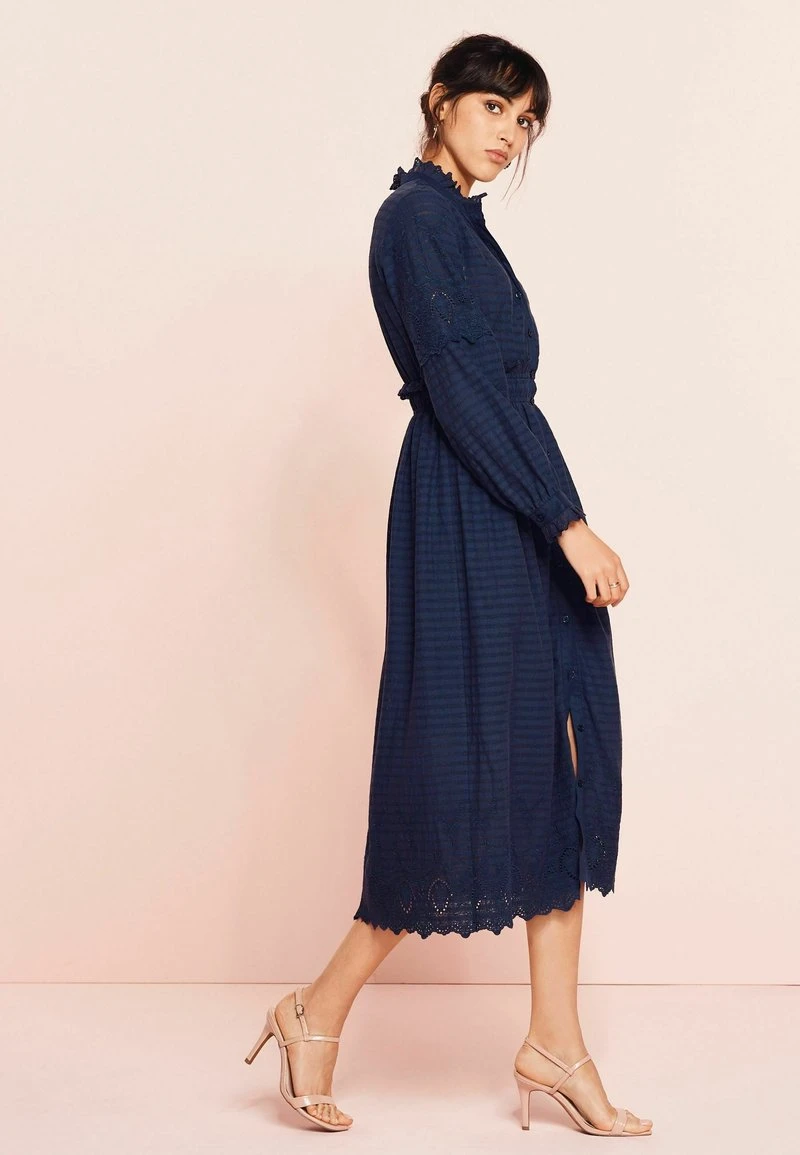 Next Damen LONG SLEEVE - Blusenkleid - Dark Blue 2 Next Damen LONG SLEEVE - Blusenkleid - Dark Blue – Bild 2