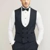 Next Herren PATTERNED TUXEDO - Weste - Blue