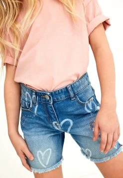 Next Kinder FRAYED HEM - Jeans Shorts - Blue -Next Verkäufe 2022 b942f0434a4e4787b918f600be3236fa
