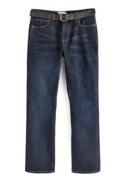 Next Herren BELTED - Jeans Straight Leg - Dark Blue -Next Verkäufe 2022 b9c2bb8ae3e44ef5953ac4d95929d7b7