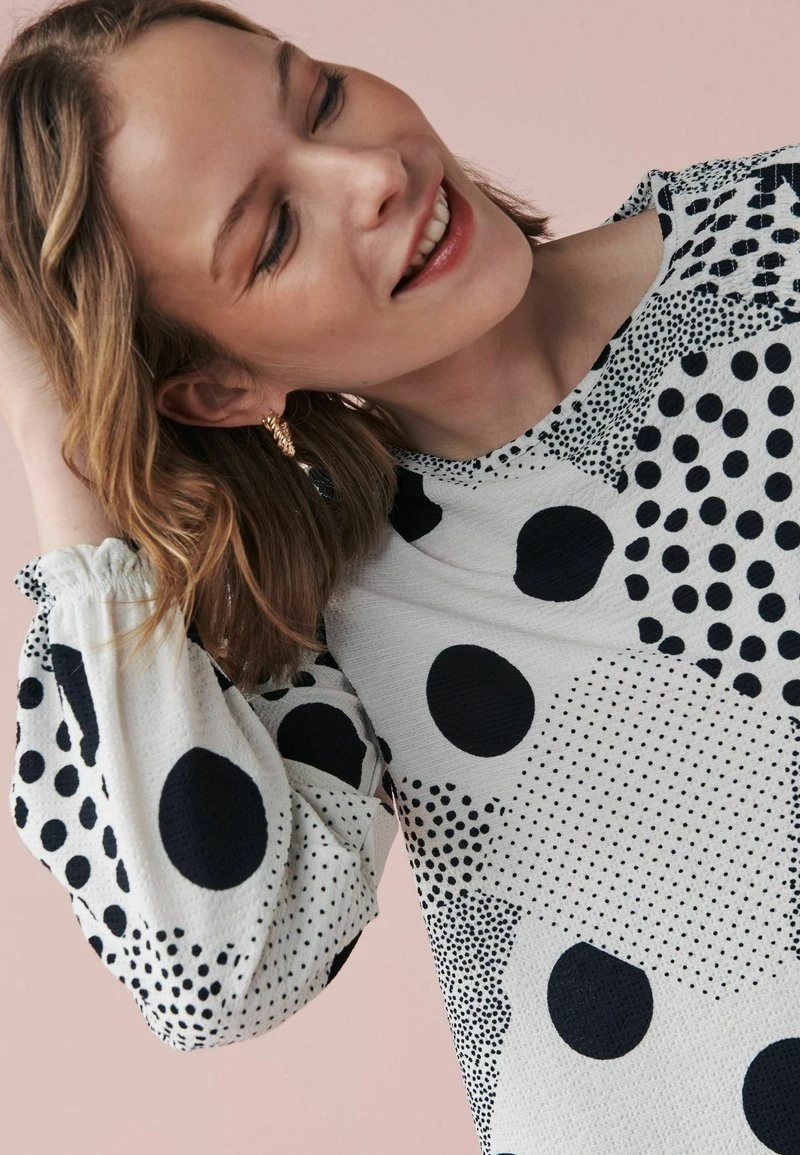 Next Damen LONG SLEEVE SHIRRED - Langarmshirt - White 2 Next Damen LONG SLEEVE SHIRRED - Langarmshirt - White – Bild 2