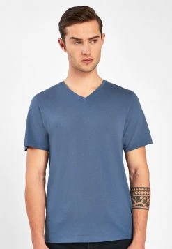 Next Herren T-Shirt Basic - Blue