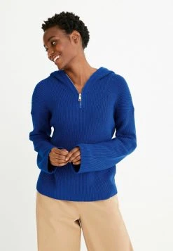 Next Damen Kapuzenpullover - Blue-grey