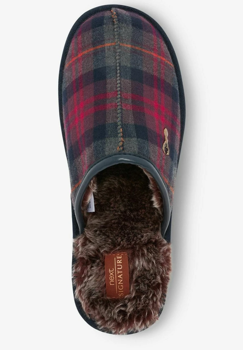 Next Herren Hausschuh - Red/grey 4 Next Herren Hausschuh - Red/grey – Bild 4