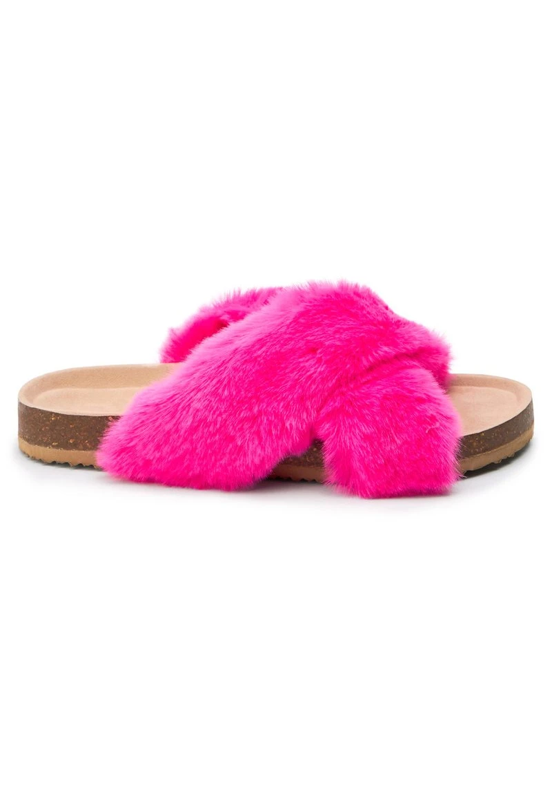 Next Damen Hausschuh - Hot Pink Faux Fur 1 Next Damen Hausschuh - Hot Pink Faux Fur