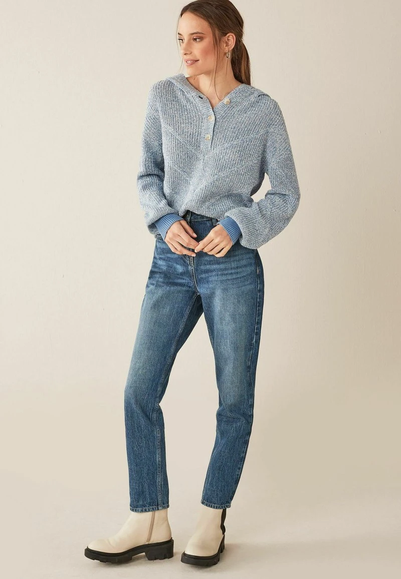 Next Damen ACID WASH - Strickpullover - Chambray Blue 1 Next Damen ACID WASH - Strickpullover - Chambray Blue