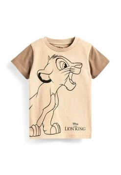 Next Kinder LION KING SHORT SLEEVE - T-Shirt Print - Tan Brown