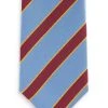 Next Herren Krawatte - Blue Red Burgundy Stripe