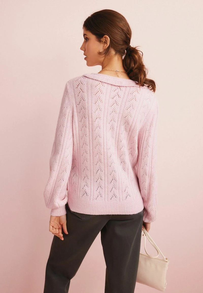 Next Damen Strickjacke - Pink 2 Next Damen Strickjacke - Pink – Bild 2