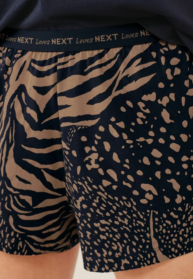 Next Damen SET - Nachtwäsche Set - Navy Blue Animal 3 Next Damen SET - Nachtwäsche Set - Navy Blue Animal – Bild 3