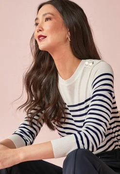 Next Damen BUTTON DETAIL LIGHTWEIGHT - Strickpullover - Light Blue -Next Verkäufe 2022 bc6fea6d79734043a3adee0f555727d3