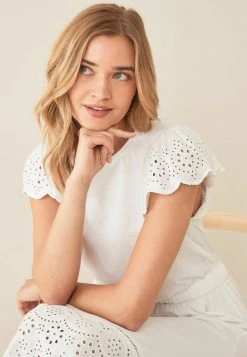 Next Damen BRODERIE TRIM SHORT SLEEVE MINI - Freizeitkleid - White 7 Next Damen BRODERIE TRIM SHORT SLEEVE MINI - Freizeitkleid - White -Next Verkäufe 2022 bc9aae6165a644e9abe09918df923b5b