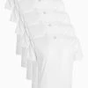 Next Herren 5 PACK - T-Shirt Basic - White
