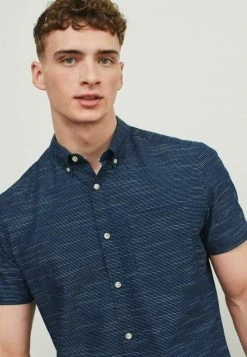 Next SHORT SLEEVE TEXTURED - Hemd - Navy Blue | Herren -Next Verkäufe 2022 bcab4d7f970b4844ac051bcf852ea27a