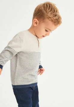 Next Kinder Strickpullover - White