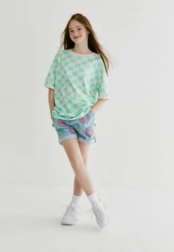 Next OVERSIZE - T-Shirt Print - Green | Kinder