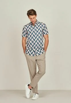 Next Herren TRIMMED - Hemd - Pink Teal Geometric -Next Verkäufe 2022 bd4e87dde533495c879f045c8bf19323