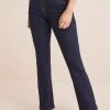 Next Damen Jeans Bootcut - Mottled Royal Blue
