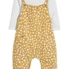 Next OCHRE SPOT DUNGAREE AND BODYSUIT SET (0MTHS-2YRS) - Body - Yellow | Kinder