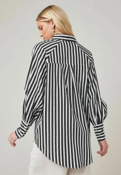 Next STRIPE OVERSIZE - Hemdbluse - Monochrome | Damen -Next Verkäufe 2022 bd8fed78dd4245f293b2e835330421fc