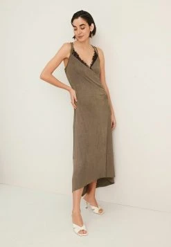 Next Damen Jerseykleid - Mink Brown