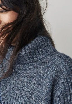 Next ROLL NECK DETAIL - Strickpullover - Blue | Damen -Next Verkäufe 2022 be86f04256be4c56ab23a683229782e2