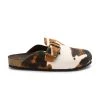 Next Kinder Pantolette Flach - Animal Print Leather Premium