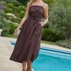 Next Damen STRAPLESS - Freizeitkleid - Chocolate Brown