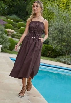 Next Damen STRAPLESS - Freizeitkleid - Chocolate Brown