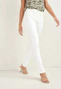 Next POWER STRETCH - Jeans Slim Fit - White | Damen