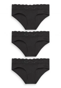 Next Damen TRIM BLEND KNICKERS 3 PACK - Slip - Black