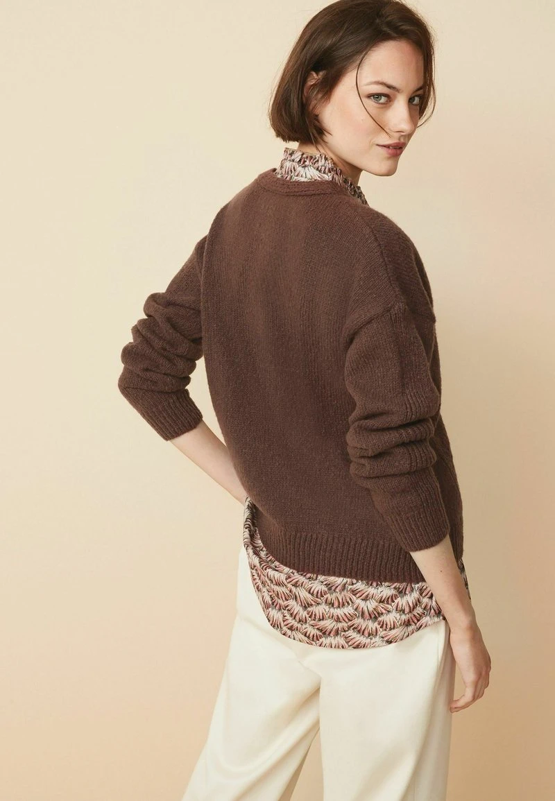 Next Damen Strickjacke - Brown 2 Next Damen Strickjacke - Brown – Bild 2